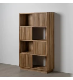Regał BELLAMONTE 168 cm drewno teak naturalny*Zona-Design Clearance