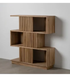 Regał BELLAMONTE 116 cm drewno teak naturalny*Zona-Design Discount