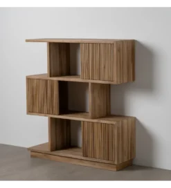 Regał BELLAMONTE 116 cm drewno teak naturalny*Zona-Design Discount