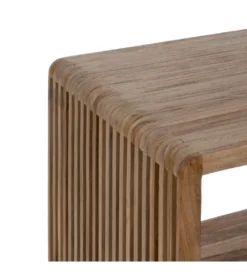Regał BELLAMONTE 116 cm naturalny drewno teak*Zona-Design Clearance