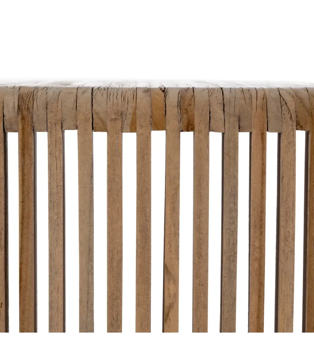 Regał BELLAMONTE 116 cm naturalny drewno teak*Zona-Design Clearance
