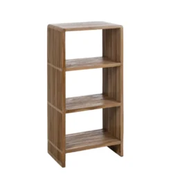 Regał BELLAMONTE 116 cm naturalny drewno teak*Zona-Design Clearance