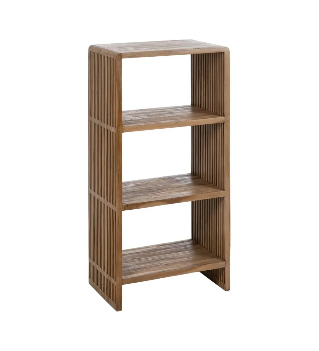 Regał BELLAMONTE 116 cm naturalny drewno teak*Zona-Design Clearance