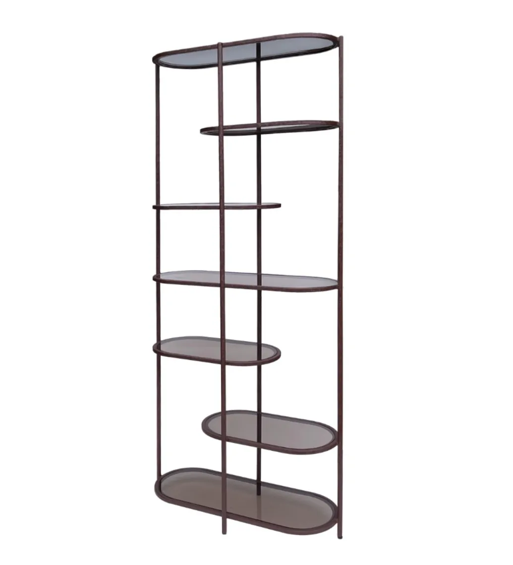 Regał BRIX JILL 190 cm bordowy*LF-Design Online