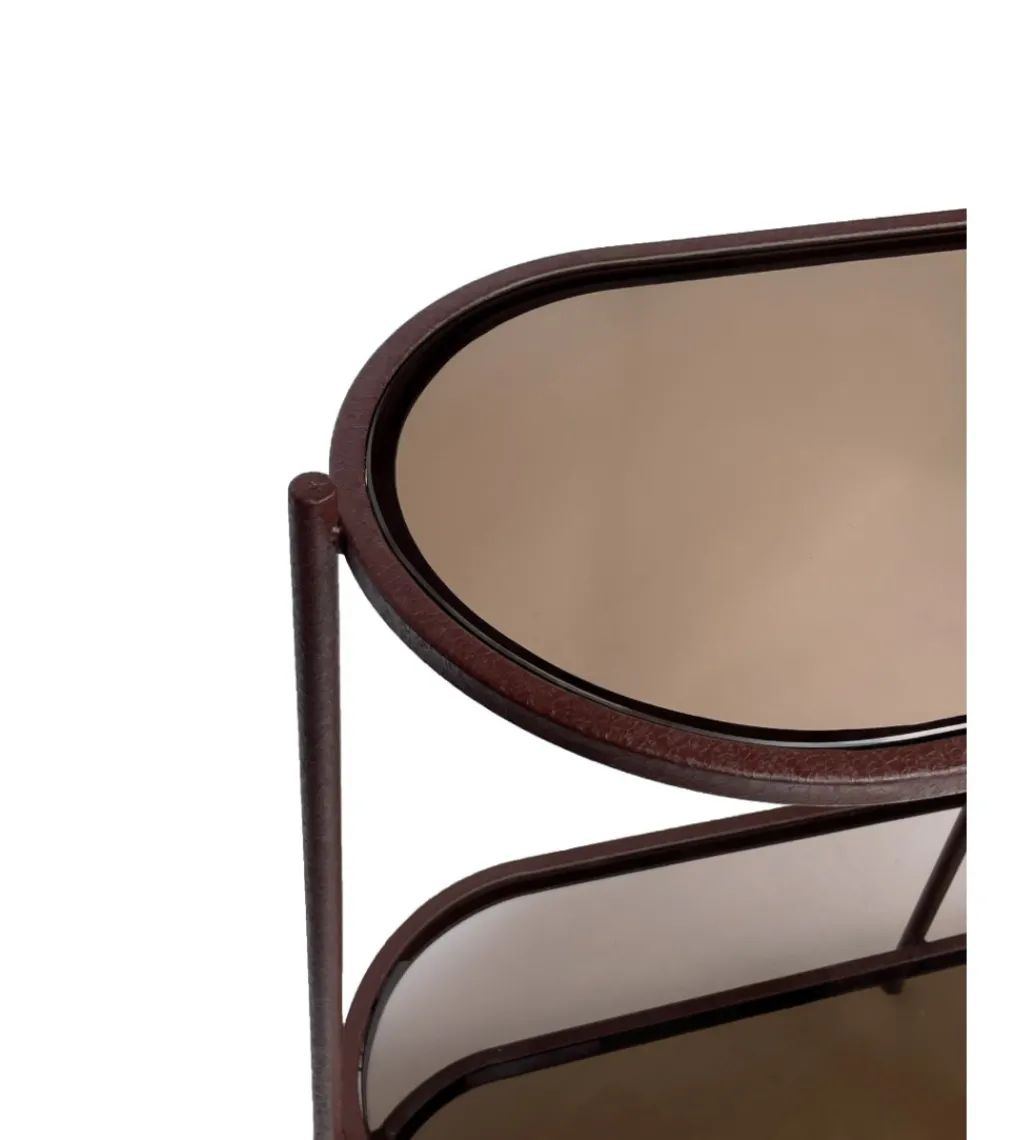 Regał BRIX JILL 190 cm bordowy*LF-Design Online