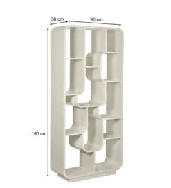 Regał BRIX LOGAN 190 cm biały*LF-Design New