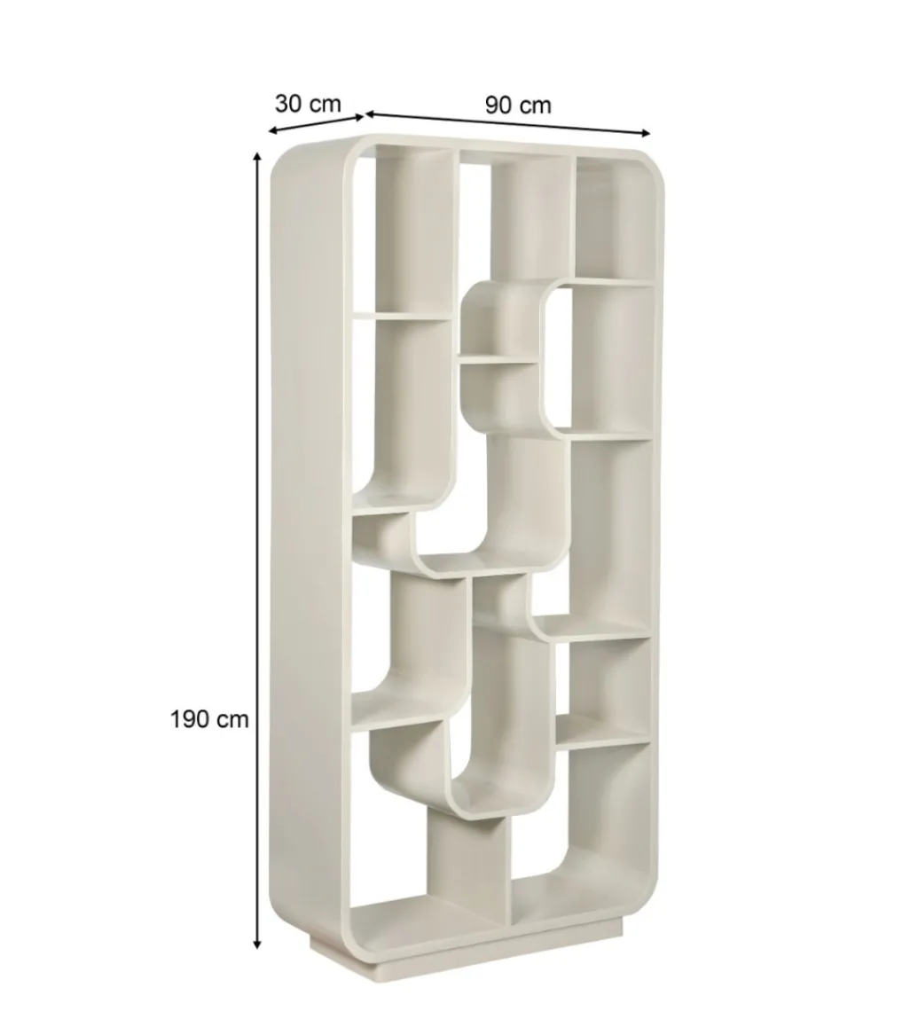 Regał BRIX LOGAN 190 cm biały*LF-Design New