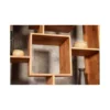 Regał Cube 88 cm drewno akacja honey*Invicta Interior - przedsprzedaż New