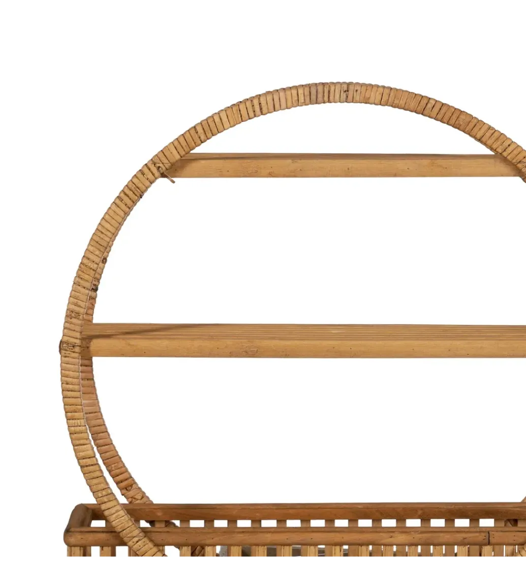 Regał DEPEKO 45 cm ratan naturalny*Zona-Design Online