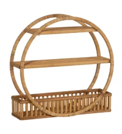 Regał DEPEKO 45 cm ratan naturalny*Zona-Design Online