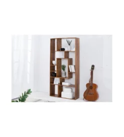 Regał FINICE Makassar II 180cm drewno sheesham*Invicta Interior - przedsprzedaż Discount