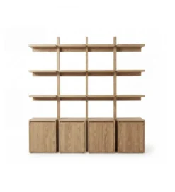 Regał FRESNO 193 cm naturalne*Imeri New
