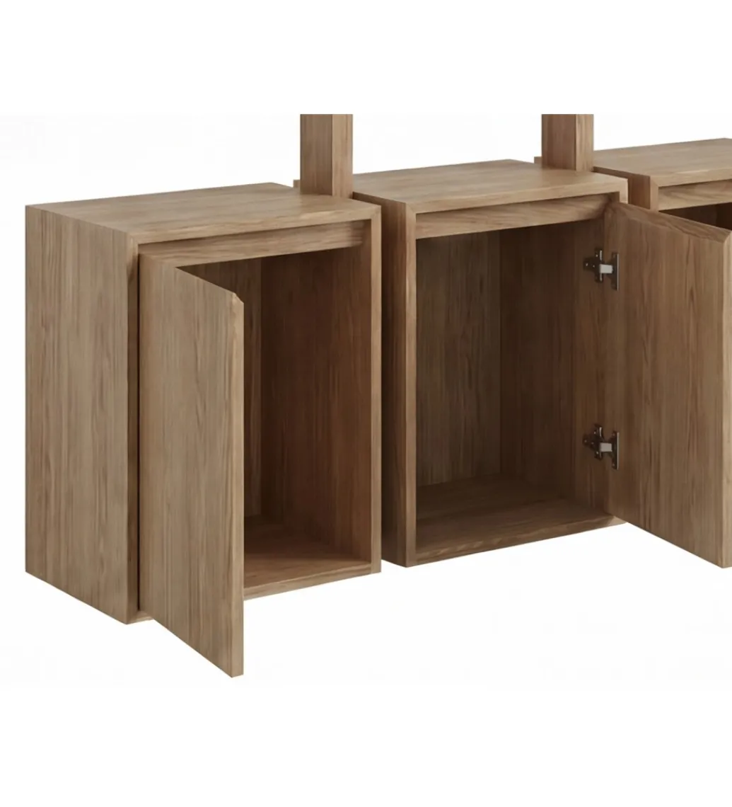 Regał FRESNO 193 cm naturalne*Imeri New