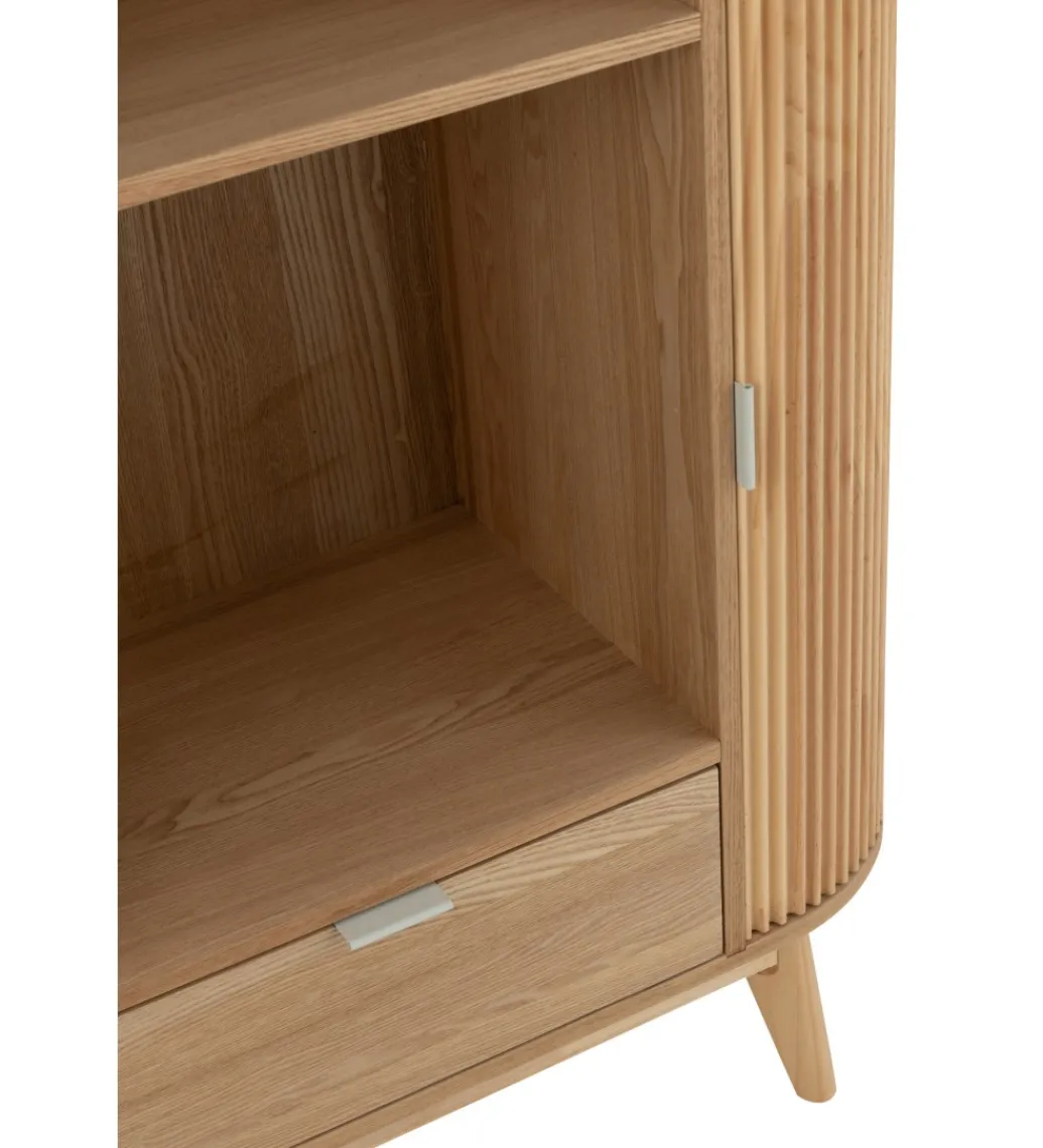 Regał GEZA 88 cm naturalny drewno sosna*J-Line Hot