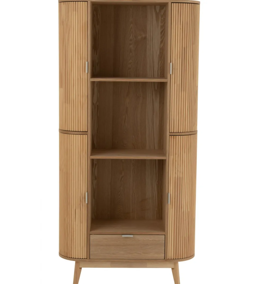 Regał GEZA 88 cm naturalny drewno sosna*J-Line Hot