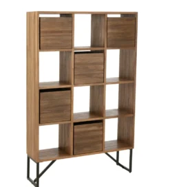 Regał GRACKY drewno teak naturalny*J-Line Clearance