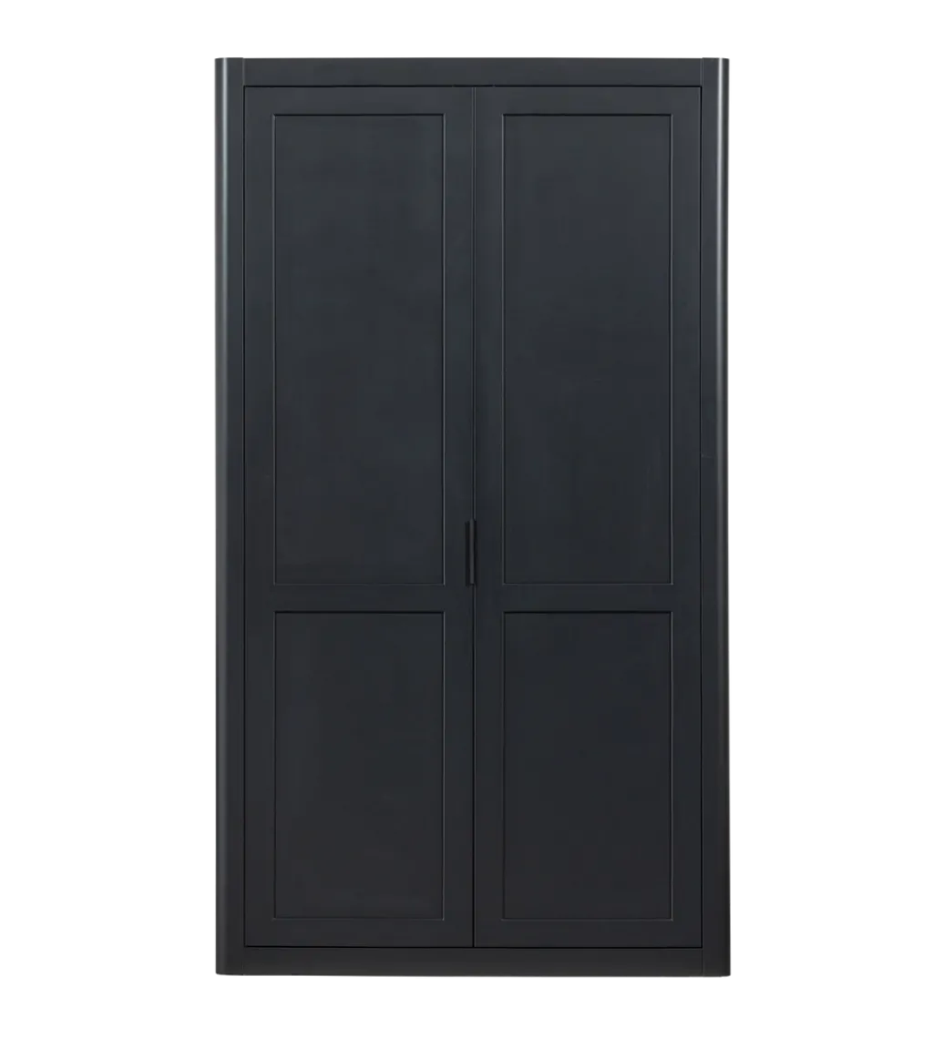 Regał GUNNAR 217 x 120 cm czarny mat*WOOOD Sale