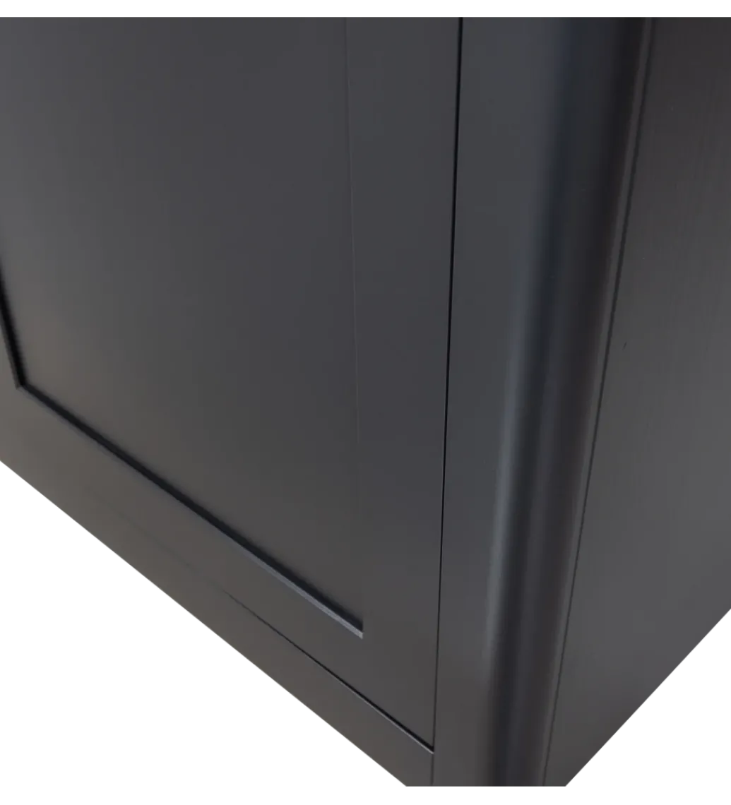 Regał GUNNAR 217 x 120 cm czarny mat*WOOOD Sale