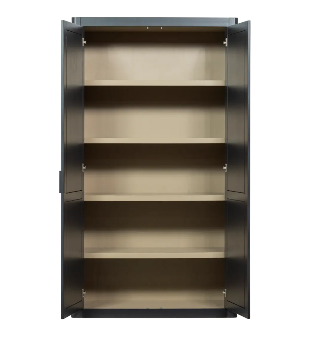 Regał GUNNAR 217 x 120 cm czarny mat*WOOOD Sale
