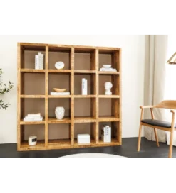 Regał IRON CRAFT 160 x 156 cm drewno mango naturalny*Invicta Interior - przedsprzedaż New