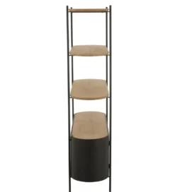 Regał IVY 173 cm naturalny czarny*J-Line Clearance