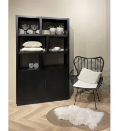 Regał JAXI 120 cm czarny*LF-Design Online