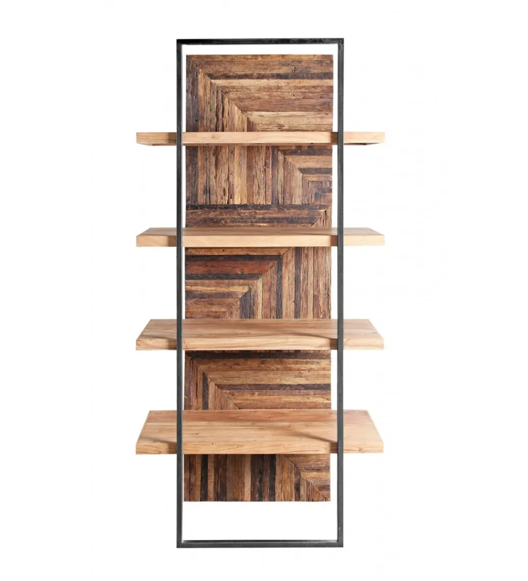 Regał LACERTA 90 cm drewno akacja*Imeri Outlet