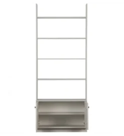 Regał MADU 200 cm drewno sosna szary*WOOOD Sale