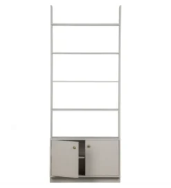 Regał MADU 200 cm drewno sosna szary*WOOOD Sale