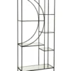 Regał metalowy Circle 180 cm czarny*J-Line Sale
