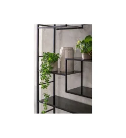 Regał metalowy Loft 195 cm x 115 cm czarny*KARE Hot