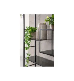 Regał metalowy Loft 195 cm x 115 cm czarny*KARE Hot