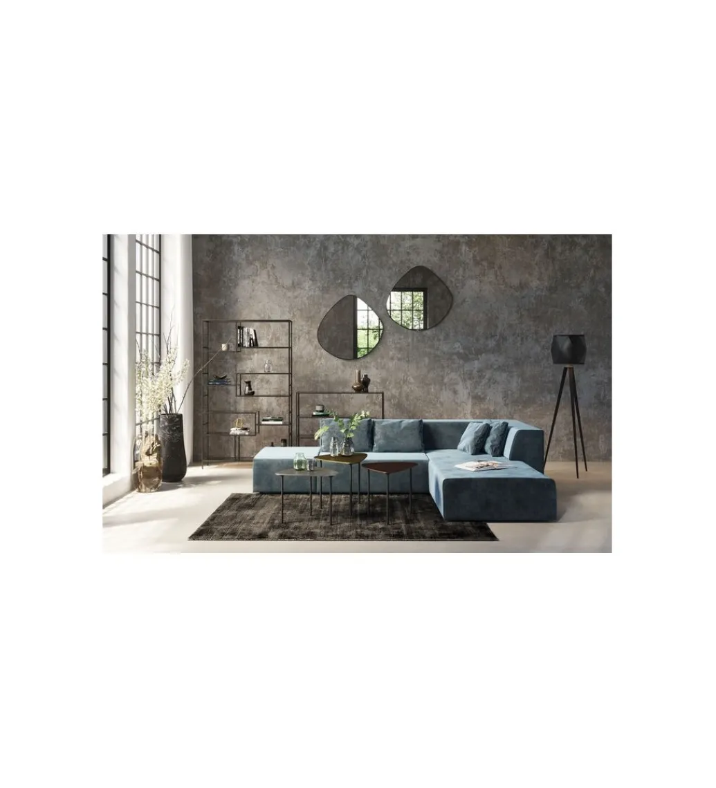 Regał metalowy Loft 195 cm x 115 cm czarny*KARE Hot