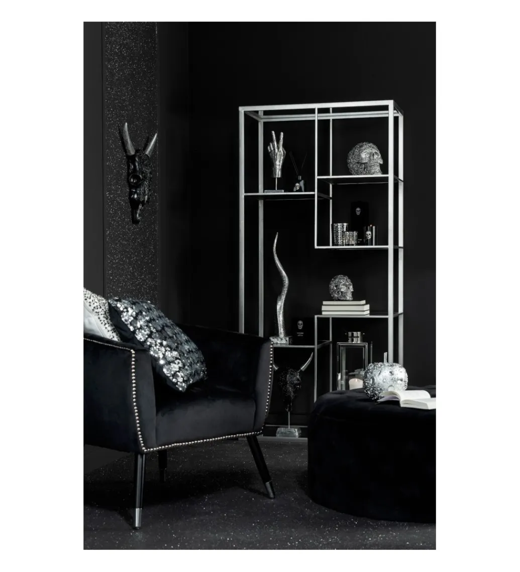 Regał Metalowy RACK srebrny*J-Line Outlet