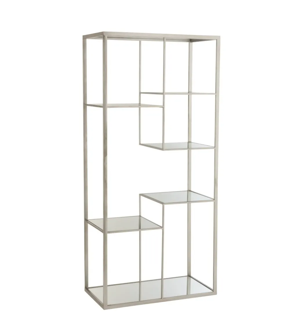 Regał Metalowy RACK srebrny*J-Line Outlet