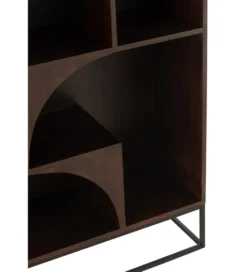 Regał MODE 168 cm drewno mango brązowy*J-Line Best