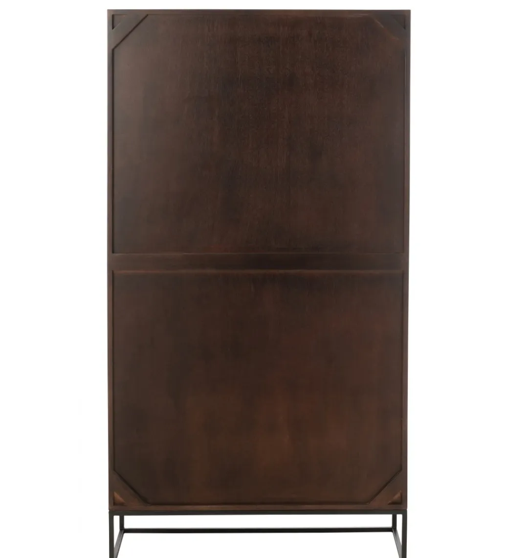 Regał MODE 168 cm drewno mango brązowy*J-Line Best