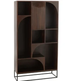 Regał MODE 168 cm drewno mango brązowy*J-Line Best