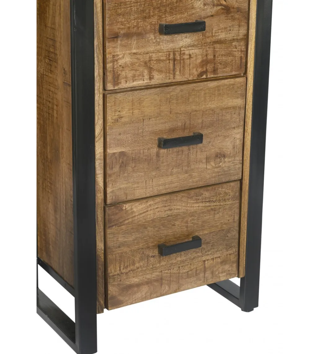 Regał NAIROBI 200 x 55 cm drewno mango*LF-Design Best