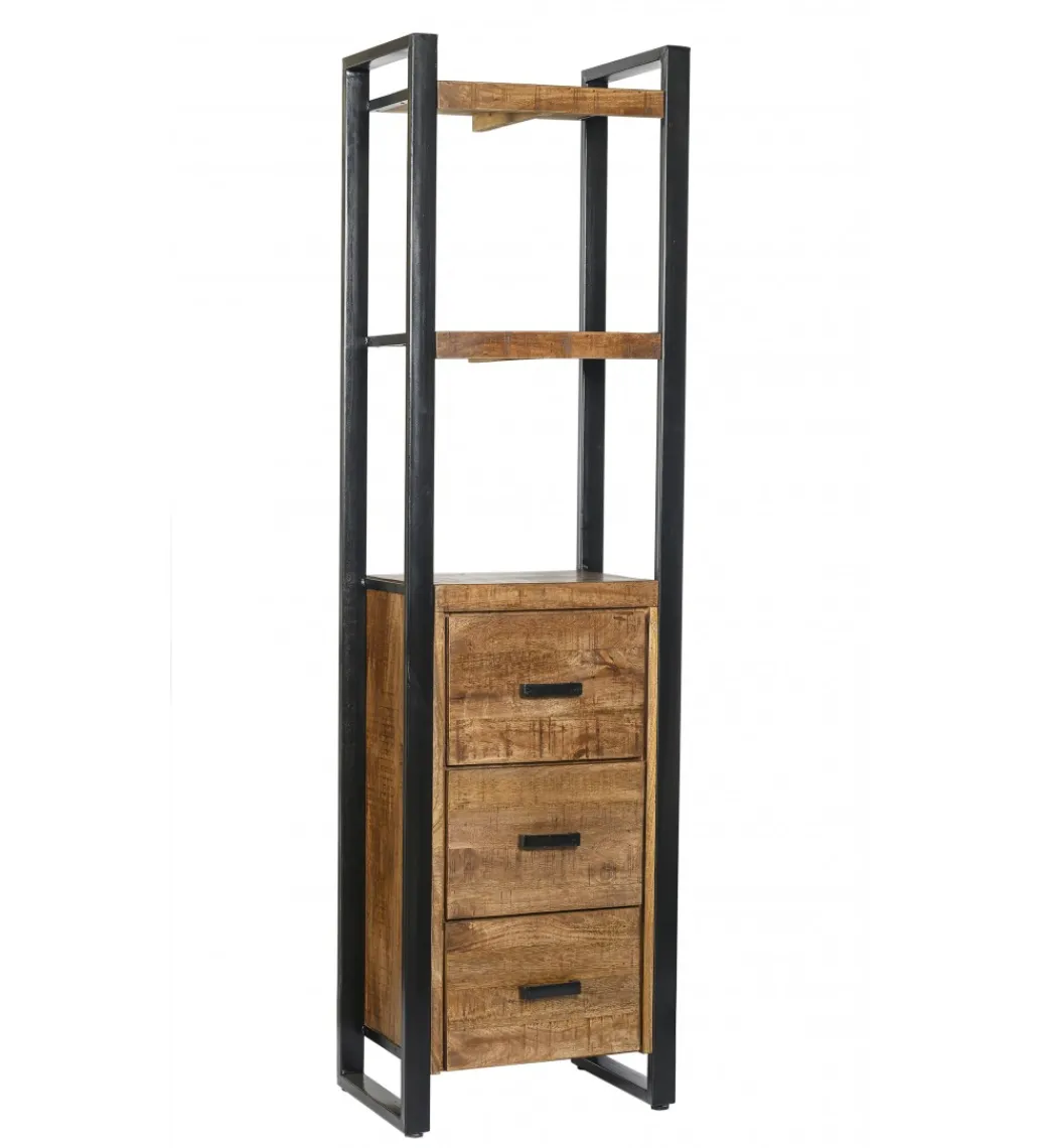 Regał NAIROBI 200 x 55 cm drewno mango*LF-Design Best