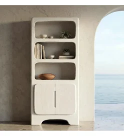 Regał NERMAN 180 cm biały*Zona-Design Sale