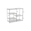 Regał OLIMPIA 90 cm czarny*Invicta Interior Sale