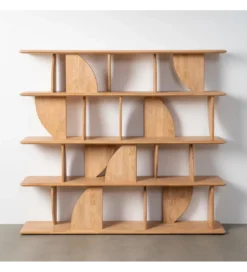 Regał PUNKAN 161 cm drewno kauczuk naturalny*Zona-Design Discount