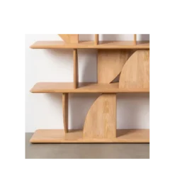 Regał PUNKAN 161 cm drewno kauczuk naturalny*Zona-Design Discount