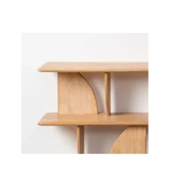 Regał PUNKAN 180 cm drewno kauczuk naturalny*Zona-Design Hot