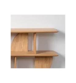 Regał PUNKAN 180 cm drewno kauczuk naturalny*Zona-Design Hot