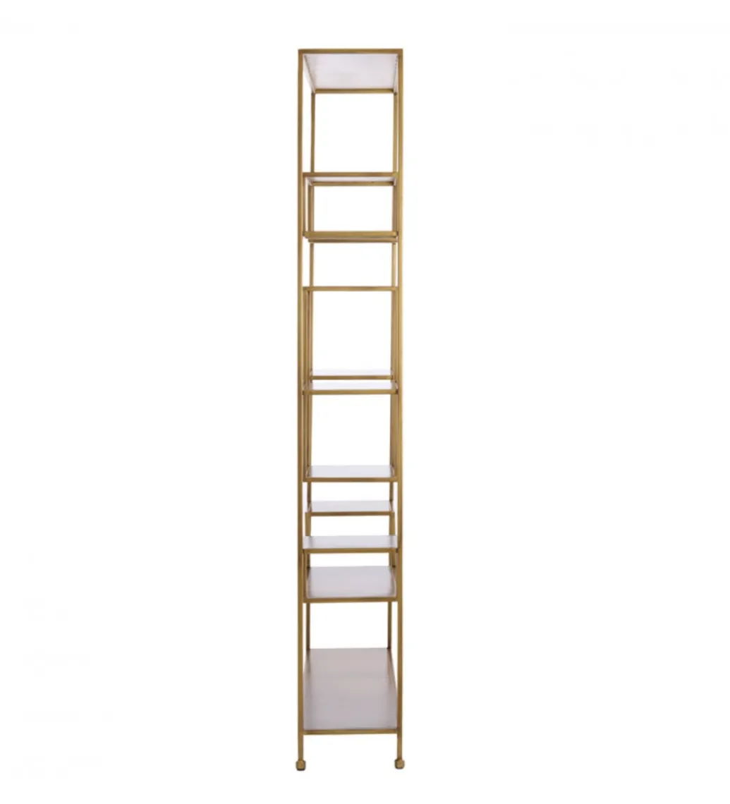 Regał REZINA 205 cm antyczny brąz*L&L