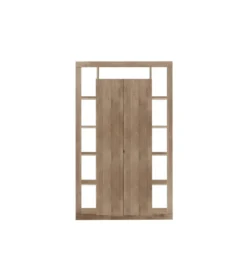 Regał RIMINI 134 cm w kolorze dąb Mercure*MCA Linia Włoska Outlet