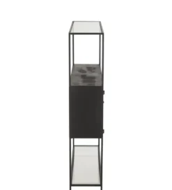 Regał Square 90 cm czarny*J-Line Outlet