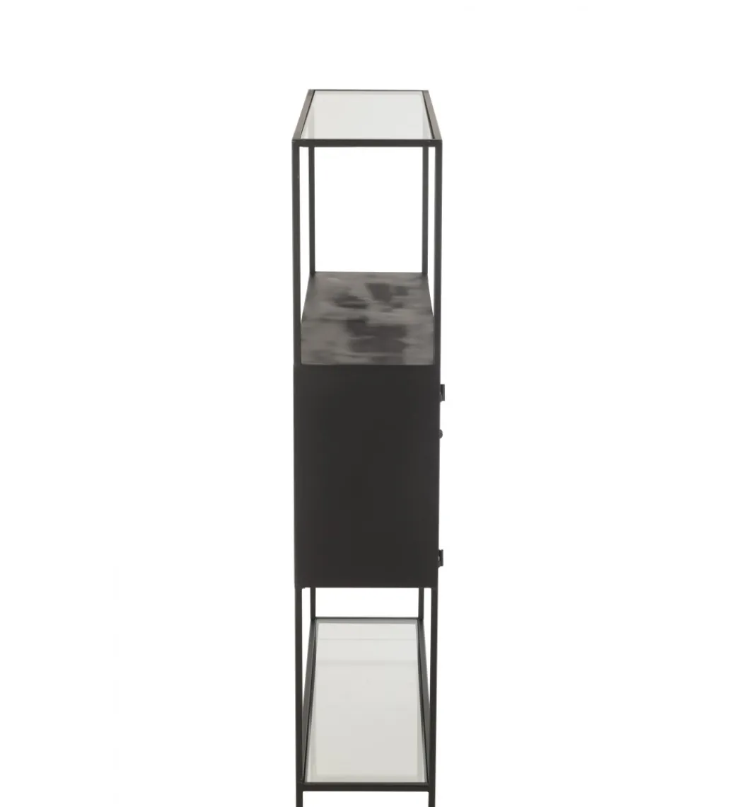Regał Square 90 cm czarny*J-Line Outlet